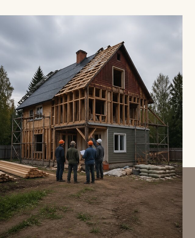 Реконструкция дачного дома в Искитиме под ключ с проектом