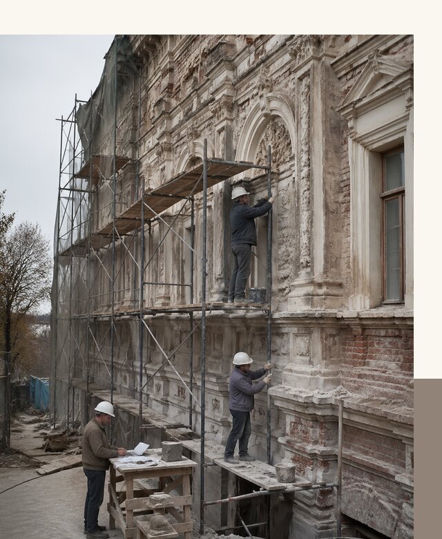 Реставрация объектов культурного наследия под ключ в Искитиме